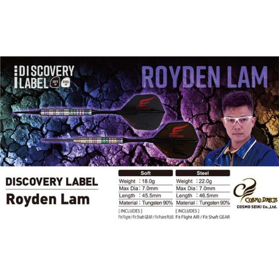 COSMO DARTS DISCOVERY LABEL Royden Lam Model [2BA] | AA darts shop