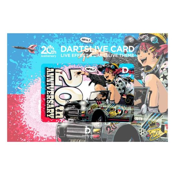 (限定) DARTSLIVE 20週年紀念卡片 jbstyle. (聯名)