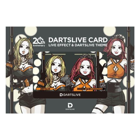 (限定) DARTSLIVE 20週年紀念卡片 KENTOO (聯名)