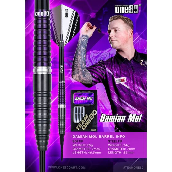 【未開封】One80 Damian Mol 2BA 20g One80 Damian Mol 20g Model [2BA] | AA darts shop
