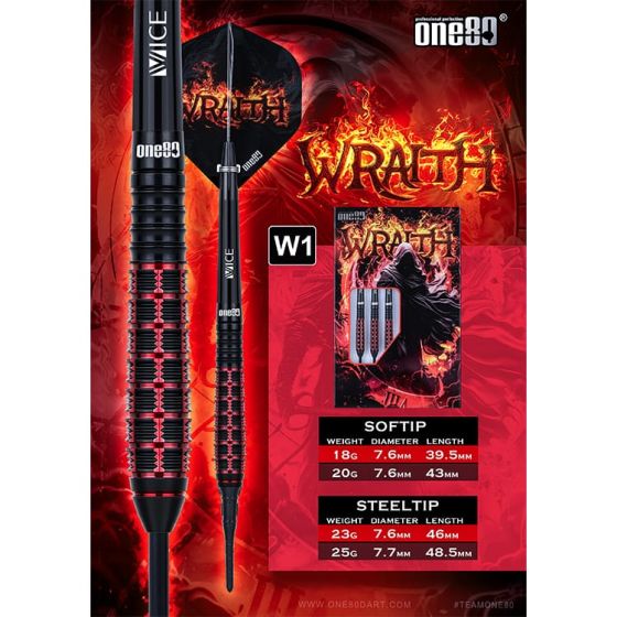 One80 WRAITH W1 20g [2BA] | AA darts shop