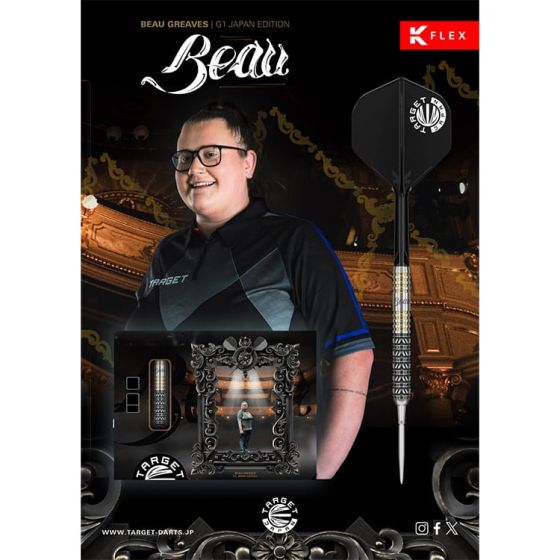 【美品】TARGET BEAU GREAVES JAPAN EDITION TARGET BEAU GREAVES JAPAN EDITION 22g Beau Greaves Model Swiss