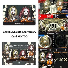 DARTSLIVE 20th Anniversary Card KENTOO | AA darts shop