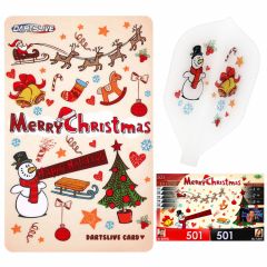"DARTSLIVE" Fit Flight Special Pack CARD [Merry Christmas]