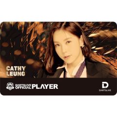 (限定) DARTSLIVE PLAYER GOODS V3 梁雨恩 (Cathy Leung) 第三代選手卡片 Card