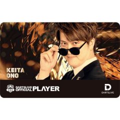(限定) DARTSLIVE PLAYER GOODS V3 小野惠太 (Keita Ono) 第三代選手卡片 Card