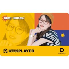 (限定) DARTSLIVE PLAYER GOODS V3 岩崎奈美 (Nami Iwasaki) 第三代選手卡片 Card