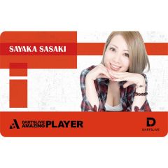 (限定) DARTSLIVE PLAYER GOODS V3 佐々木沙綾香 (Sayaka Sasaki) 第三代選手卡片 Card
