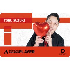 (限定) DARTSLIVE PLAYER GOODS V3 鈴木徹 (Toru Suzuki) 第三代選手卡片 Card