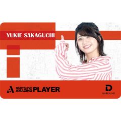 (限定) DARTSLIVE PLAYER GOODS V3 坂口優希惠 (Yukie Sakaguchi) 第三代選手卡片 Card