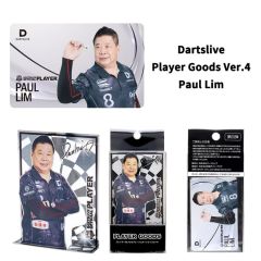 (限定) DARTSLIVE PLAYER GOODS V4 Paul Lim 選手款 [卡片及金屬立牌]