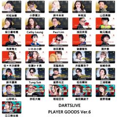 (限定) DARTSLIVE PLAYER GOODS V6 第六代選手卡片 Card