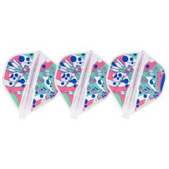"Fit Flight AIR" COSMO DARTS Printed Series Pastel Rain [Standard/Shape]-Standard