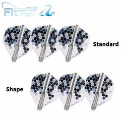 "Fit Flight AIR (薄鏢翼)" COSMO DARTS Printed Series Geometric Honeycomb [Standard/Shape]