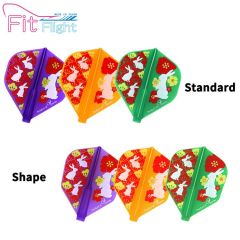 "Fit Flight(厚鏢翼)" Printed Series Flower Rabbit [Standard/Shape]