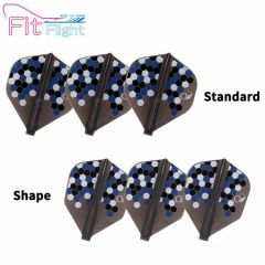 "Fit Flight (厚鏢翼)" COSMO DARTS Printed Series Geometric Honeycomb [Standard/Shape]