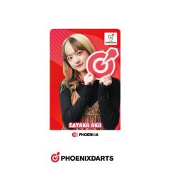 (限定) PHOENicA 2026 PHOENIXDARTS Official Player 阿嘉紗香 (Sayaka Aka) 私服 鳳凰卡片 Card