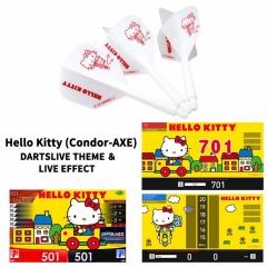 "限定" "TRiNiDAD" CONDOR AXE Sanrio 三麗鷗 characters Flight with DARTSLIVE 桌布 ＆ LIVE EFFECT - Hello Kitty