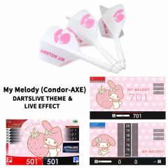 "限定" "TRiNiDAD" CONDOR AXE Sanrio 三麗鷗 characters Flight with DARTSLIVE 桌布 ＆ LIVE EFFECT - My Melody