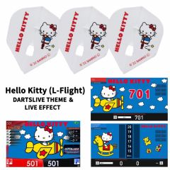 "限定" Flight-L Sanrio 三麗鷗 characters Flight with DARTSLIVE 桌布 ＆ LIVE EFFECT - Hello Kitty