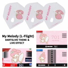 "限定" Flight-L Sanrio 三麗鷗 characters Flight with DARTSLIVE 桌布 ＆ LIVE EFFECT - My Melody