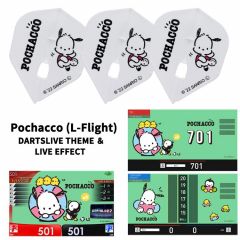 "限定" Flight-L Sanrio 三麗鷗 characters Flight with DARTSLIVE 桌布 ＆ LIVE EFFECT - Pochacco